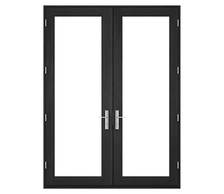 Pella Reserve Contemporary Wood Hinged Patio Door in Bozeman